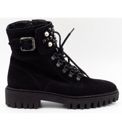 Paul Green Nubuk schwarz Stiefelette in schwarz Paul Green Nubuk schwarz Stiefelette in schwarz