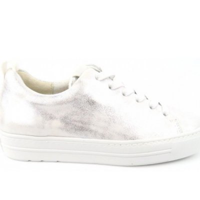 Paul Green Metallic Antik alu Sneaker low in Silber