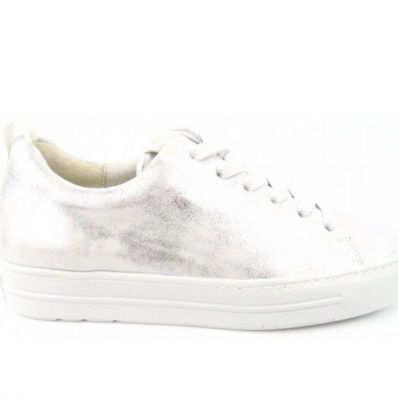 Paul Green Metallic Antik alu Sneaker low in Silber