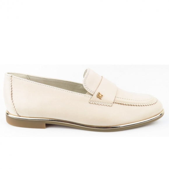 Paul Green Prime Calf shess gold Slipper in Hellbeige