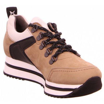 Paul Green 4879 Sneaker low in Hellbraun/Schwarz
