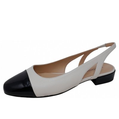 Peter Kaiser Slingpumps in offwhite black Peter Kaiser Slingpumps in offwhite black