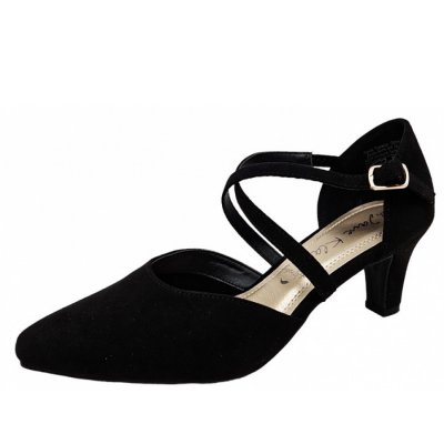 Piece of Mind Spangenpump in black Piece of Mind Spangenpump in black