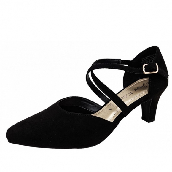 Piece of Mind Spangenpump in black