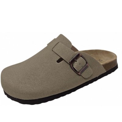 Piece of Mind Clogs in taupe