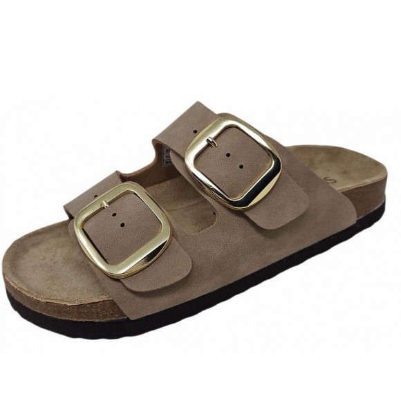 Piece of Mind Pantolette in taupe