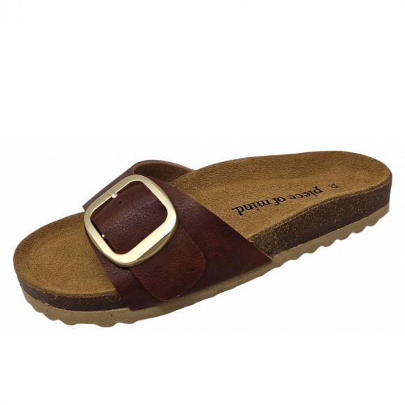 Piece of Mind Pantolette in cognac