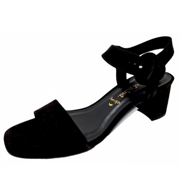 Piece of Mind Sandalette in BLACK