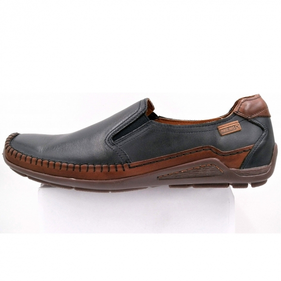 Pikolinos Azores blue/cuoero Slipper in blue/cuoero