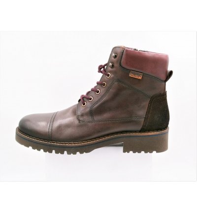 Pikolinos braun/olmo kombi. Stiefelette in braun/rot Pikolinos braun/olmo kombi. Stiefelette in braun/rot