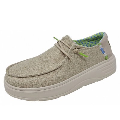 Pitas Leinenschuh in beige