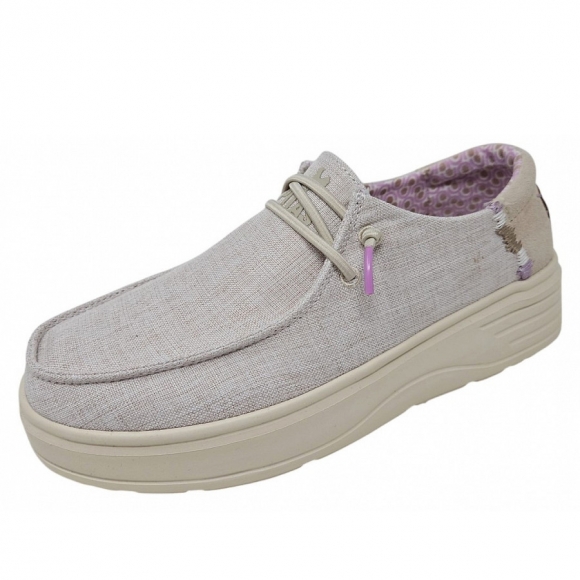 Pitas Leinenschuh in crudo