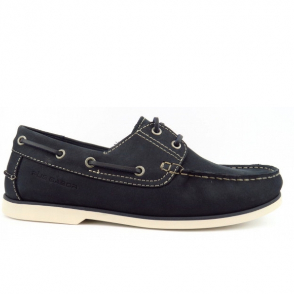 Pius Gabor Nubuk navy sportlicher Schnürer in 8 navy