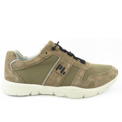 Pius Gabor Velour light brown sportlicher Schnürer in lt.brown