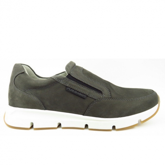 Pius Gabor Nubuk grey Slipper in 2 grey