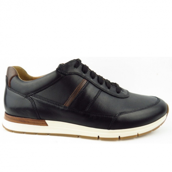 Pius Gabor Burn sportlicher Schnürer in black