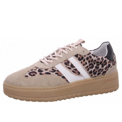 Poelman Sneaker in beige leopard