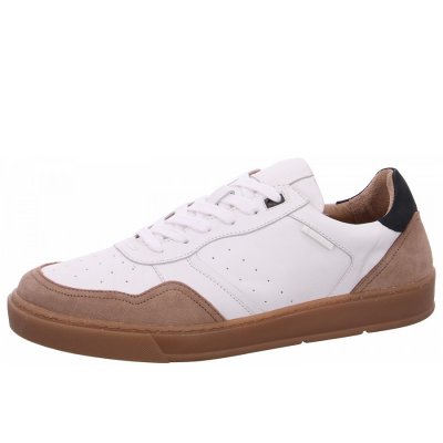 Poelman Sneaker in taupe navy