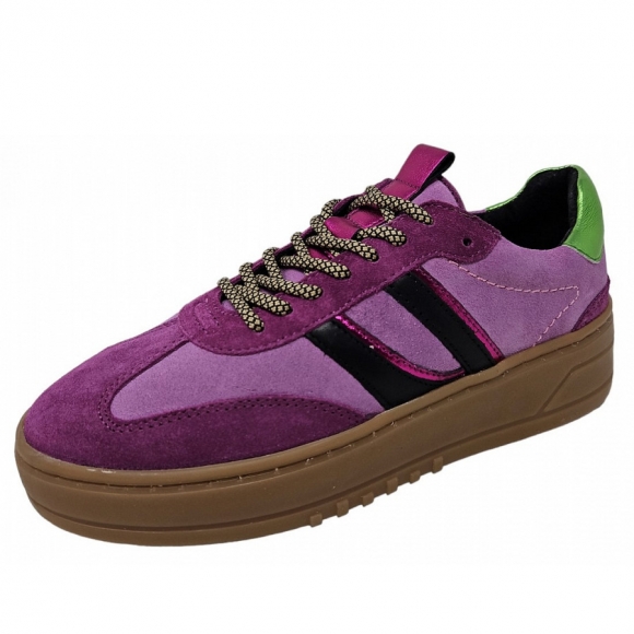Poelman Anemne Sneaker in srk magenta kombi