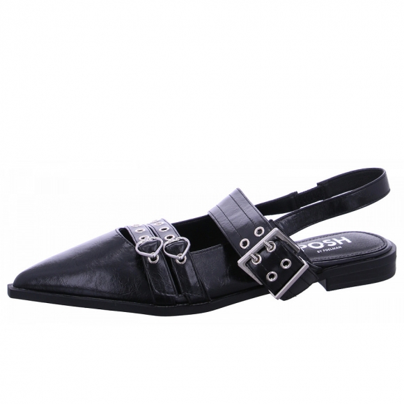 Poelman Sling Sandalette in black