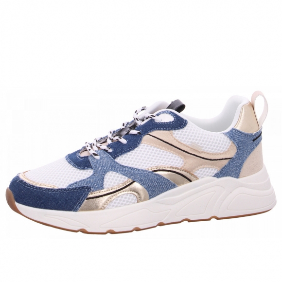 Poelman Sneaker in indigo soft gold