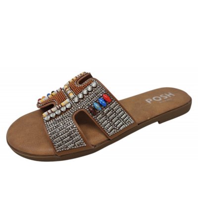 Poelman Pantolette in brown Poelman Pantolette in brown