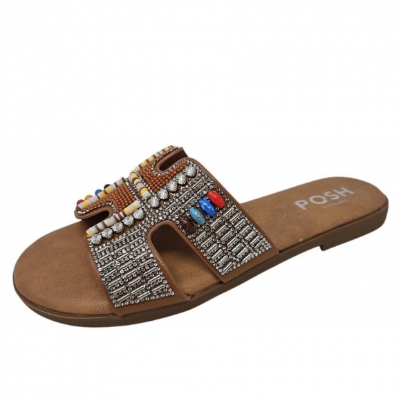 Poelman Pantolette in brown Poelman Pantolette in brown