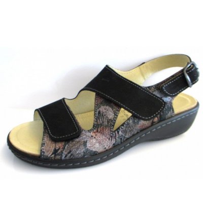 Portina bequeme Sandale in schwarz