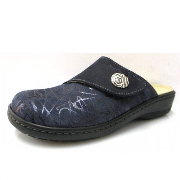Portina Clogs in blau