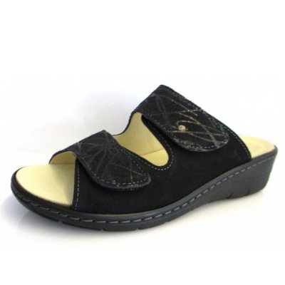 Portina Pantolette in schwarz