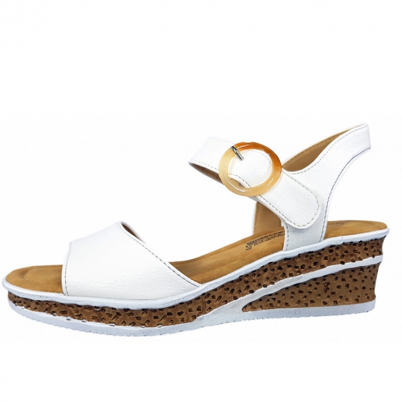 Post Xchange Keilsandalette in 1100 White