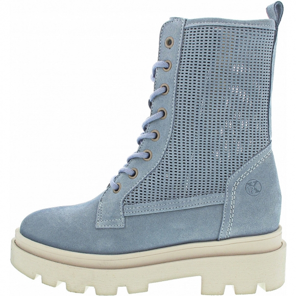Post Xchange Schnürstiefel in light blue