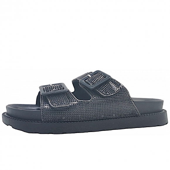 Post Xchange Pantolette in Black-Black