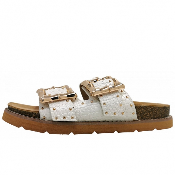 Post Xchange Pantolette in white 1100