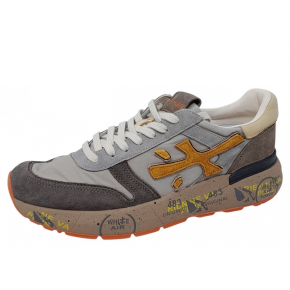 Premiata Sneaker in grau combi