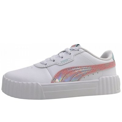 Puma Carina 3.0 Space Belle PS Sneaker in white/pink 001 Puma Carina 3.0 Space Belle PS Sneaker in white/pink 001
