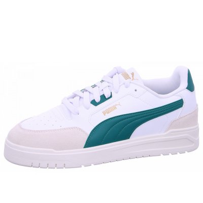 Puma Shuffle Downtown Sneaker in 003 white green Puma Shuffle Downtown Sneaker in 003 white green