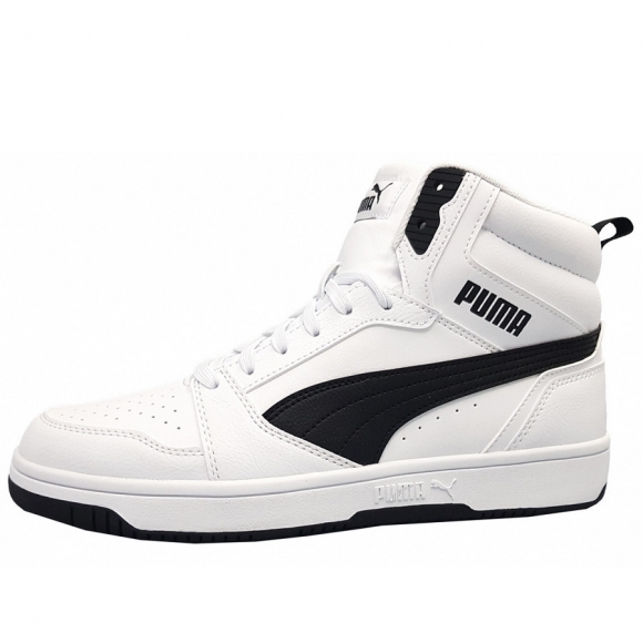 Puma Rebound V6 Sneaker high in 002 white/black