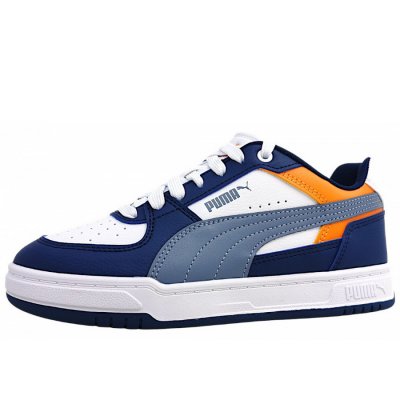 Puma Caven III Block Jr. Sneaker in blue jewel/gray sky/white Puma Caven III Block Jr. Sneaker in blue jewel/gray sky/white