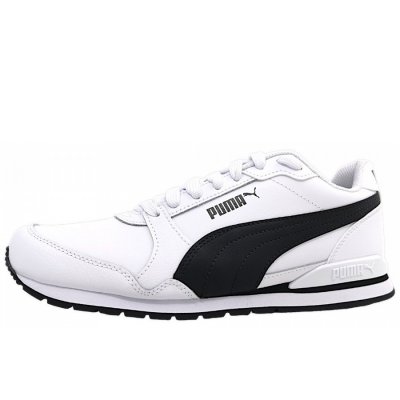 Puma St Runner Sneaker low in 0009 white- Black Puma St Runner Sneaker low in 0009 white- Black