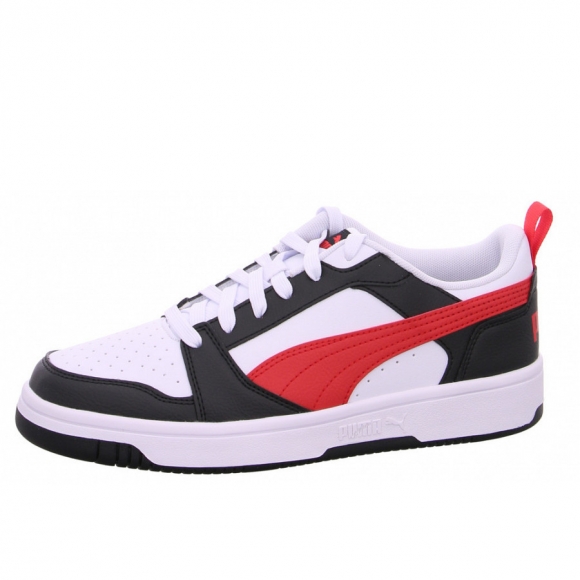Puma Rebound V6 Lo Jr. Sneaker in 004 white all time