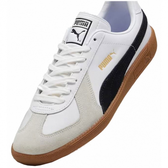 Puma Sneaker in White/Black Gum