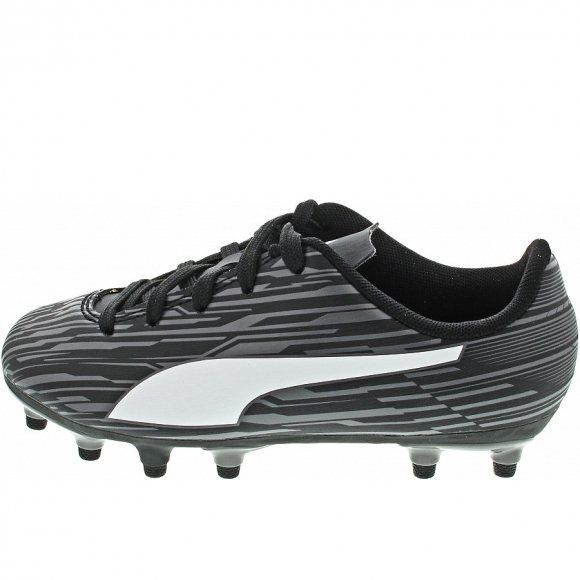Puma Rapido III FG/AG Jr Fußballschuh Nocken in black-white