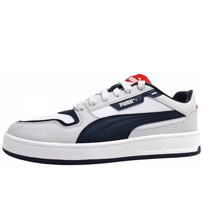 Puma 400196 sportlicher Schnürer in white/navy 04