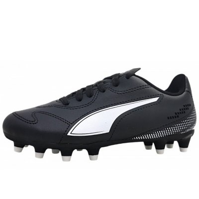 Puma Vitoria II FG/AG Jr. Fußballschuh in Black/white 01