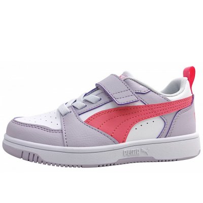 Puma Rebound PS Klettschuh in white/lilac 22