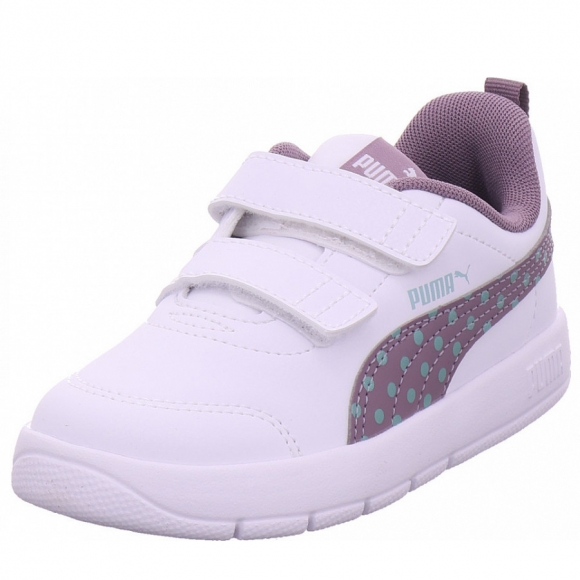 Puma courtflex v3 dotty v Sportschuh in weiß