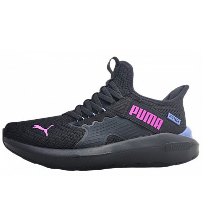Puma Softride Enzo 5 Slip sportlicher Schnürer in black/orchid Puma Softride Enzo 5 Slip sportlicher Schnürer in black/orchid