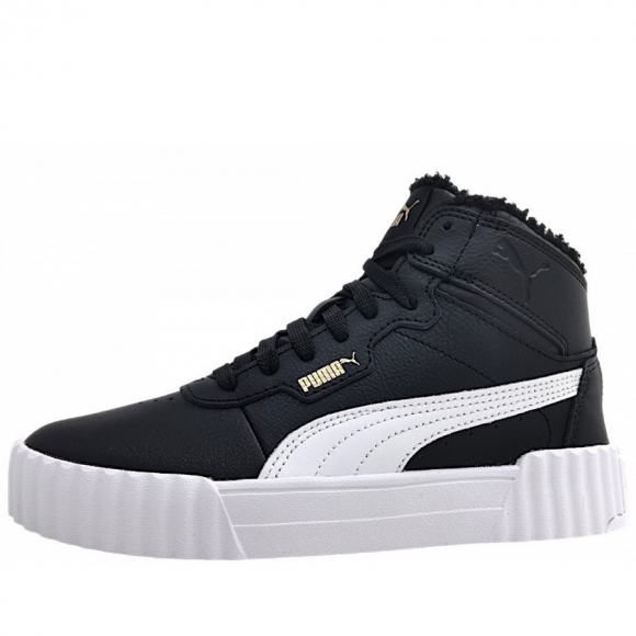 Puma Carina 3.0 Mid WTR Sneaker in plum/white/lilac