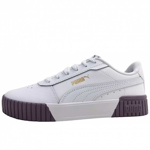 Puma Carina 2.0 sportlicher Schnürer in 029- White-Pale-Gold